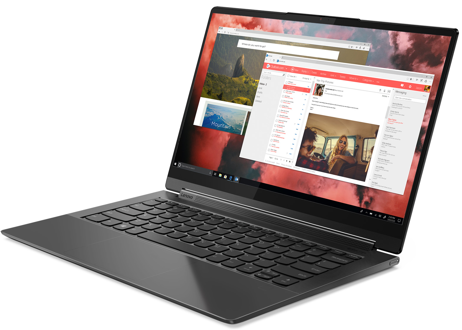 Lenovo Yoga 9i -14 2-in-1 Laptop (Intel i7-1185G7, 8GB RAM, 2TB PCIe SSD, Intel Iris Xe, Win 11 Home)
