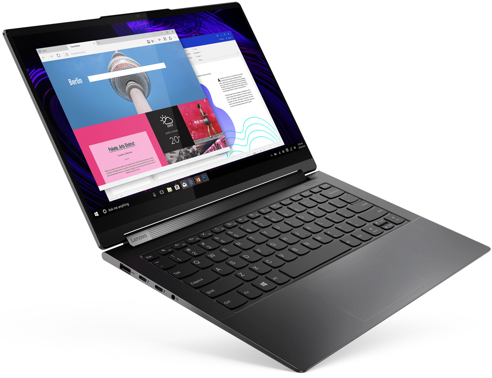 Lenovo Yoga 9i -14 2-in-1 Laptop (Intel i7-1185G7, 8GB RAM, 2TB PCIe SSD, Intel Iris Xe, Win 10 Home)