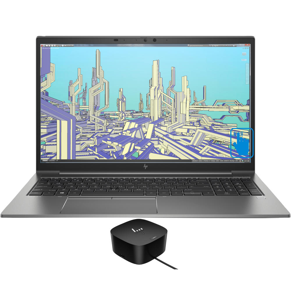 HP ZBook Firefly G8 Laptop (Intel i7-1185G7, 64GB RAM, 512GB PCIe SSD, Intel Iris Xe, 15.6" Touch Win 11 Pro)