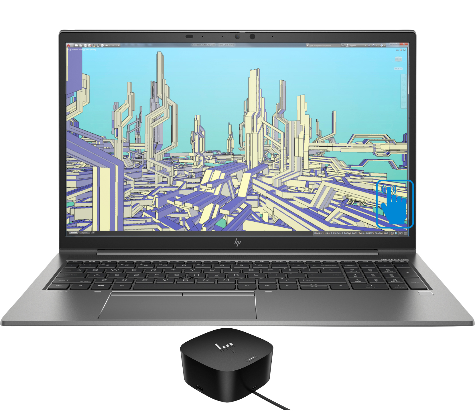 HP ZBook Firefly G8 Laptop (Intel i7-1185G7, 64GB RAM, 1TB PCIe SSD, Intel Iris Xe, 15.6" Touch Win 11 Pro)