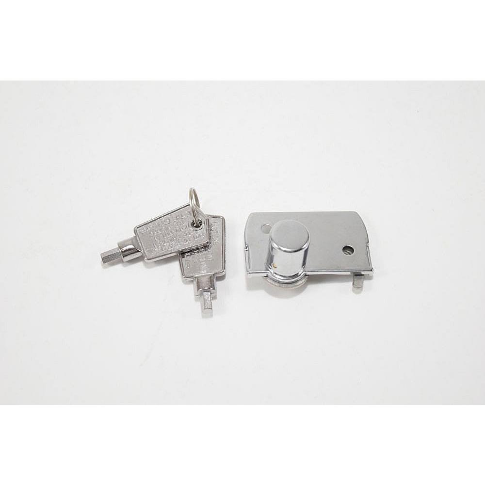Ge WR01X28052 Freezer Lid Lock and Key Set (replaces WR05X10022) Genuine Original Equipment Manufacturer (OEM) Part
