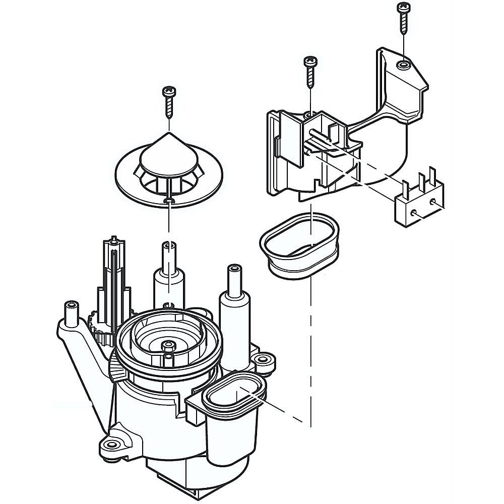 Whirlpool W10661796 Grinder Genuine Original Equipment Manufacturer (OEM) Part