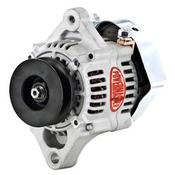 Powermaster 8172 Denso Racing Alternator 50 Amp Small 12V One Wire Natural