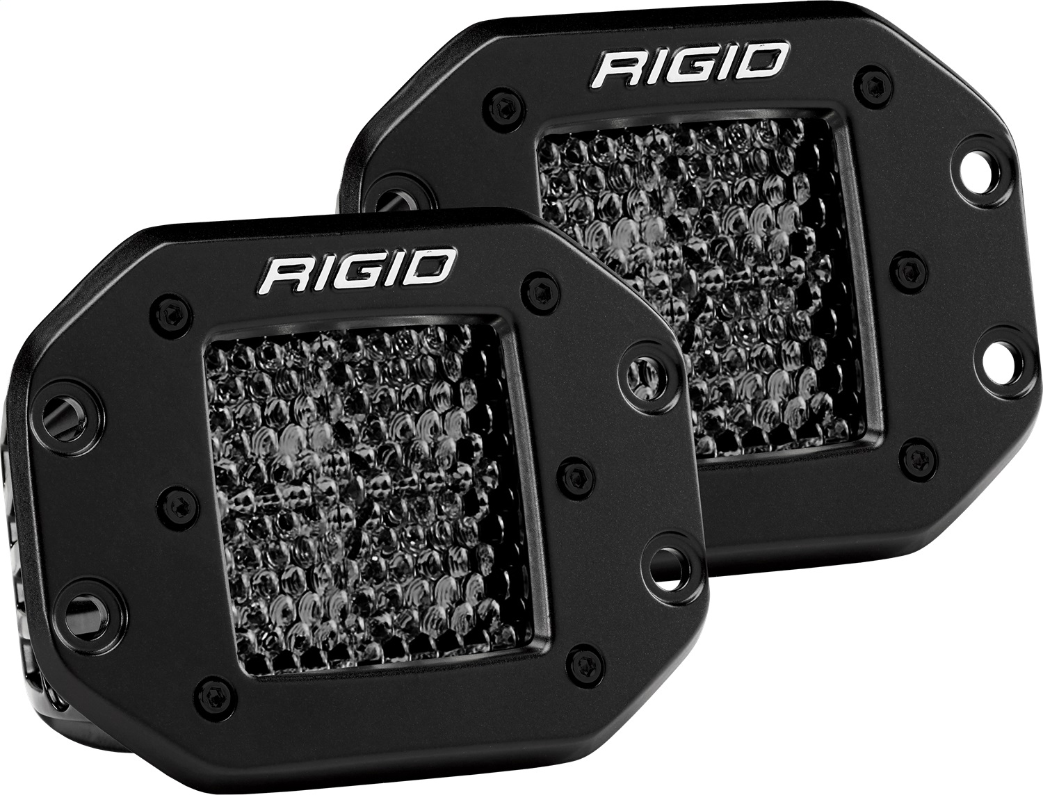 Rigid Industries 212513BLK D-Series Pro Spot Diffused Midnight Edition Light