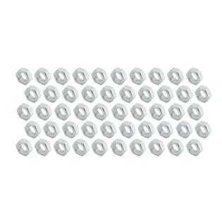 Allstar Performance Allstar Steel 1 2 In Rh Thread Zinc Oxide Jam Nut 50 Pc P N 158 50