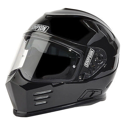 Simpson Safety GBDXX2 Ghost Bandit Helmet DOT/ECE Certified XX-Lrg (Gloss Black)