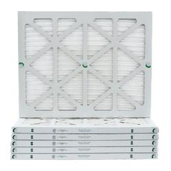 Glasfloss Industries 15x20x1 MERV 10 HVAC Air Filters.  Case of 12.   Actual Size: 14-1/2 x 19-1/2 x 7/8