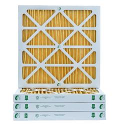 Glasfloss Industries 20x20x2 MERV 11 HVAC 2" Depth Air Filters.  Box of 6.   Actual Size: 19-1/2 x 19-1/2 x 1-3/4