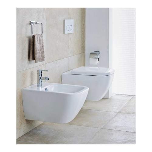 Duravit 2550090092 Hy D 2 Dual Flush Wall Mounted Duravit 2550090092 Hy D 2 Dual Flush Wall Mounted Elongated Toilet Less Sea