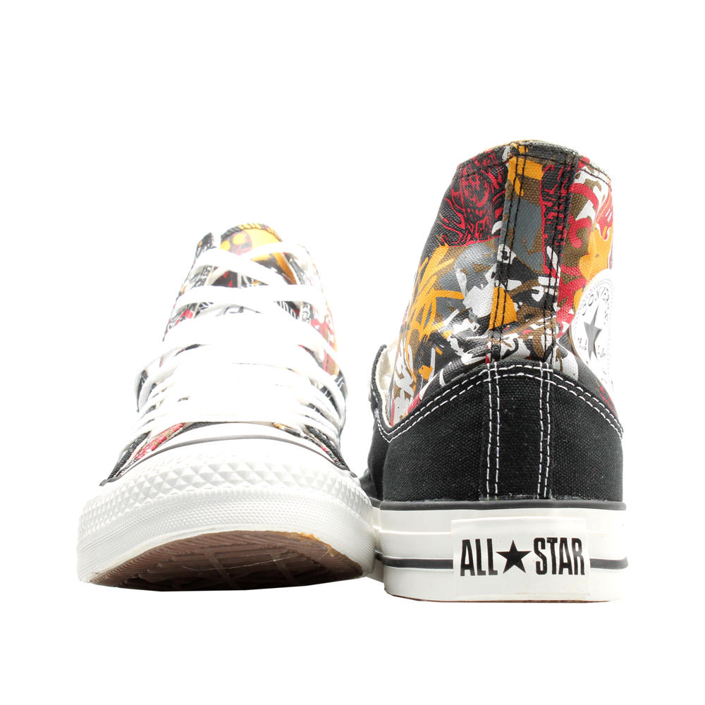 Converse Chuck Taylor All Star Layer Up Graffiti Black/Olive Hi Sneakers 113912
