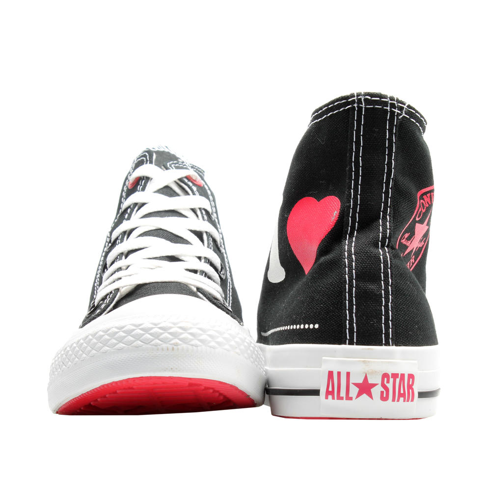 Converse Red Chuck Taylor All Star (Product) Red I Love Blk Hi Sneakers 113839