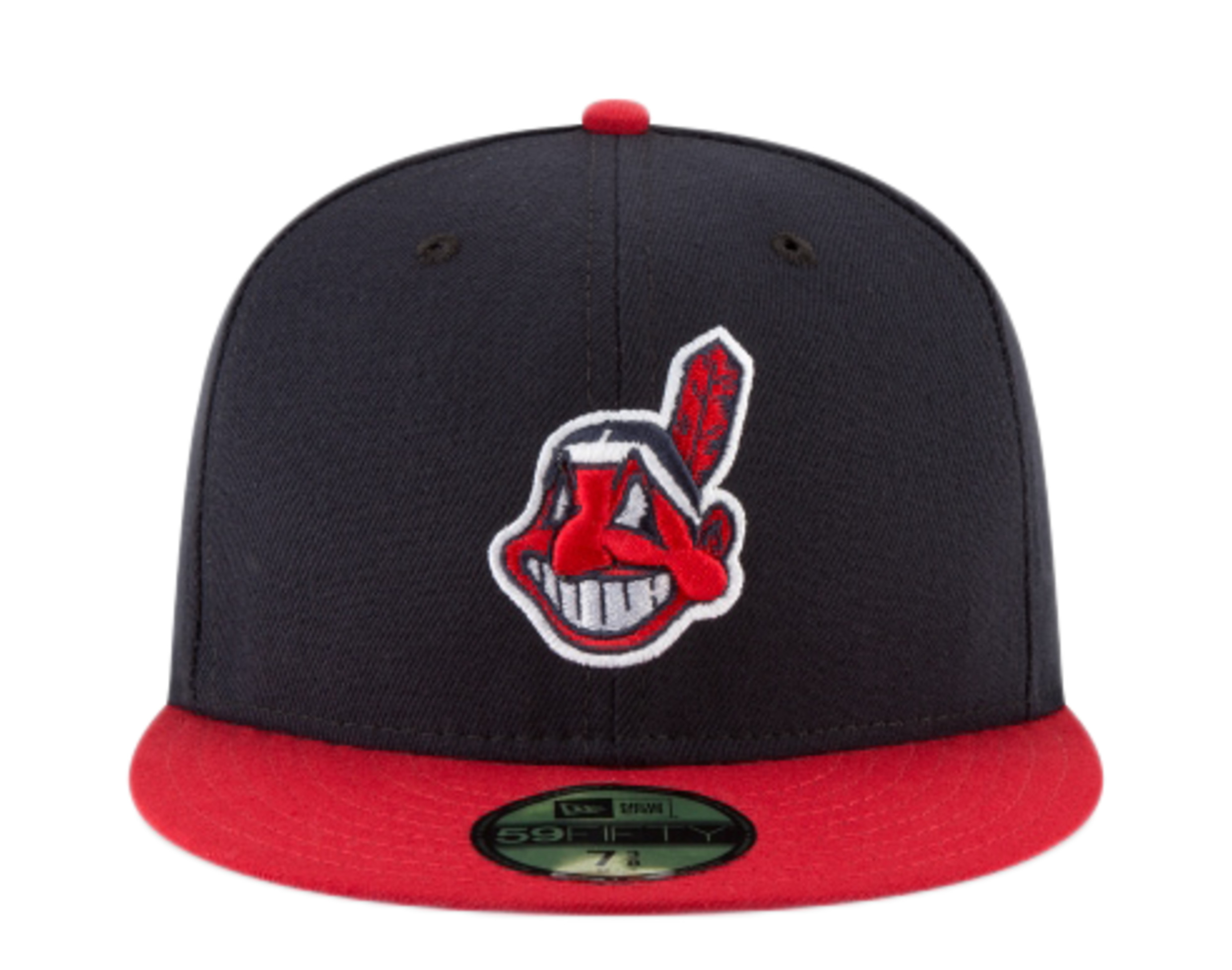 New Era 59Fifty MLB Cleveland Indians 2017 Authentic Navy Fitted Hat