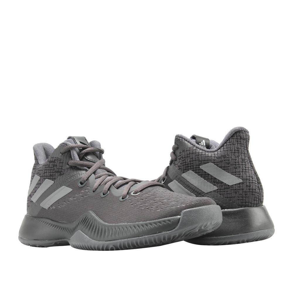 Adidas Mad Bounce J Black/Black/Grey Big Kids Basketball Shoes DB0853