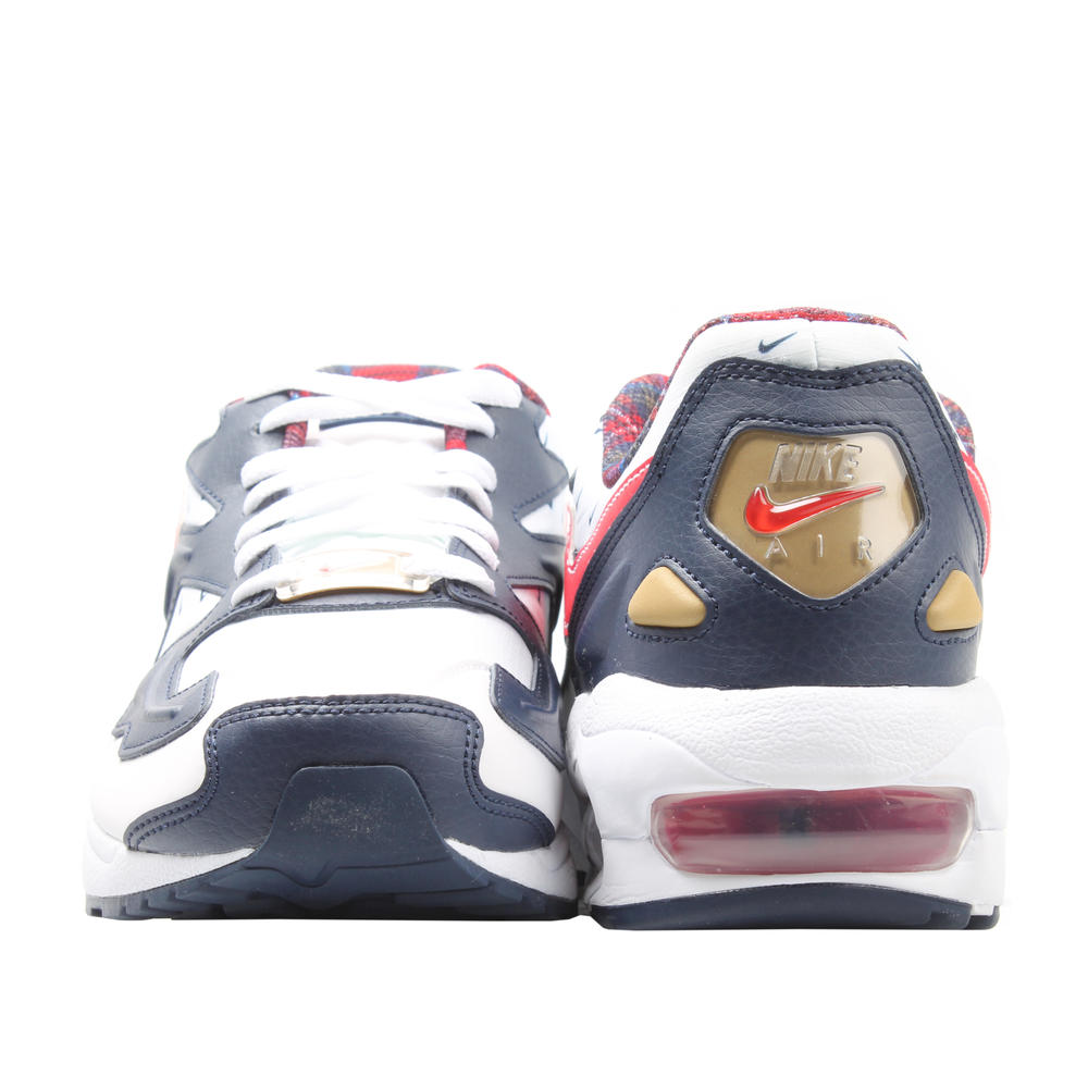 Nike Air Max2 Light USA White/Red/Navy Blue Men's Running Shoes CK0848-100