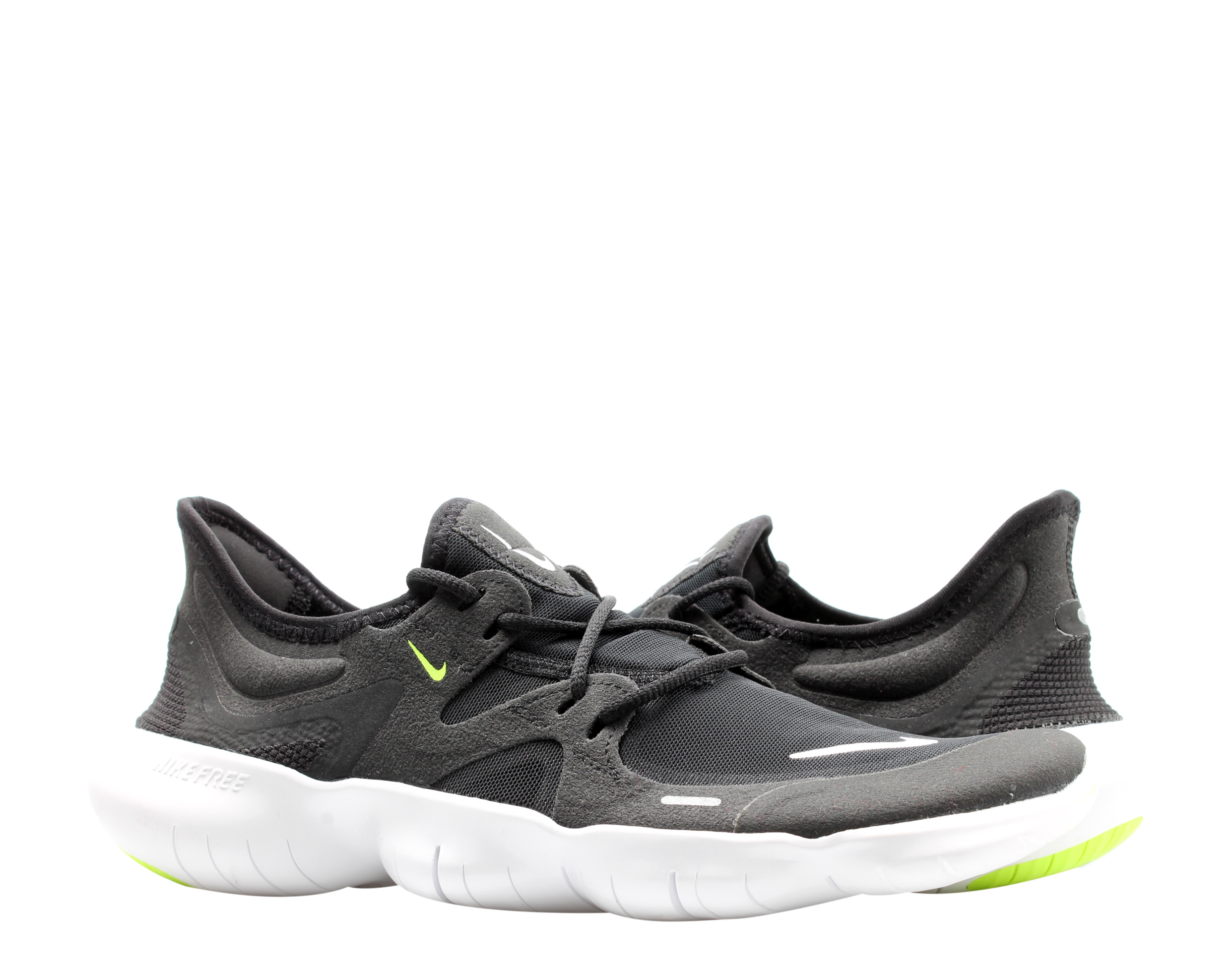 Nike Free RN Black/White-Anthracite-Volt Men's Running Shoes AQ1289-003