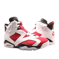 Michael Jordan Nike Air Jordan 6 Retro White/Carmine-Black Men's Basketball Shoes CT8529-106