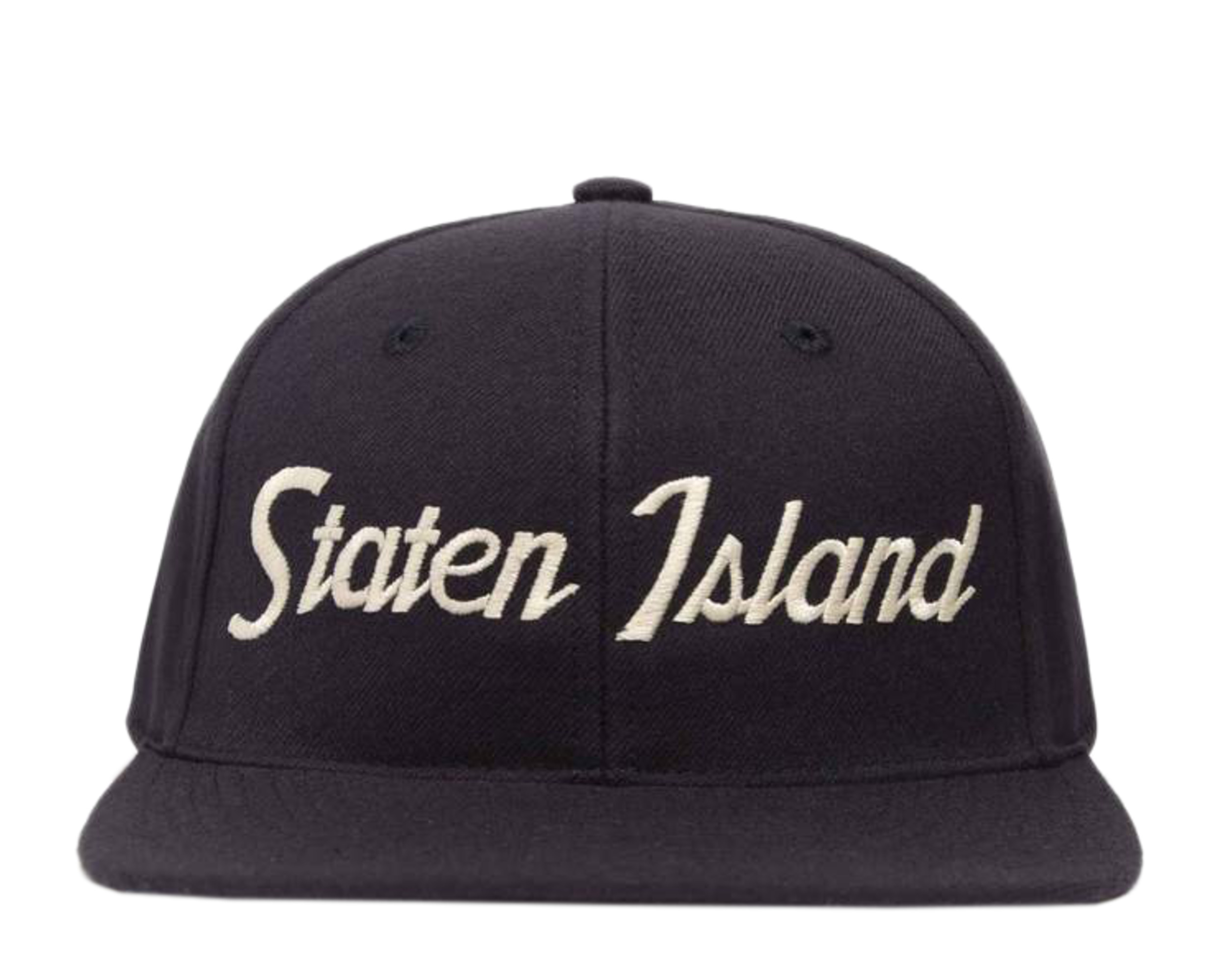 Hood Hat LLC Hood Staten Island Adjustable Wool Navy/Ivory Hat 100-MWL002-NY028-NY