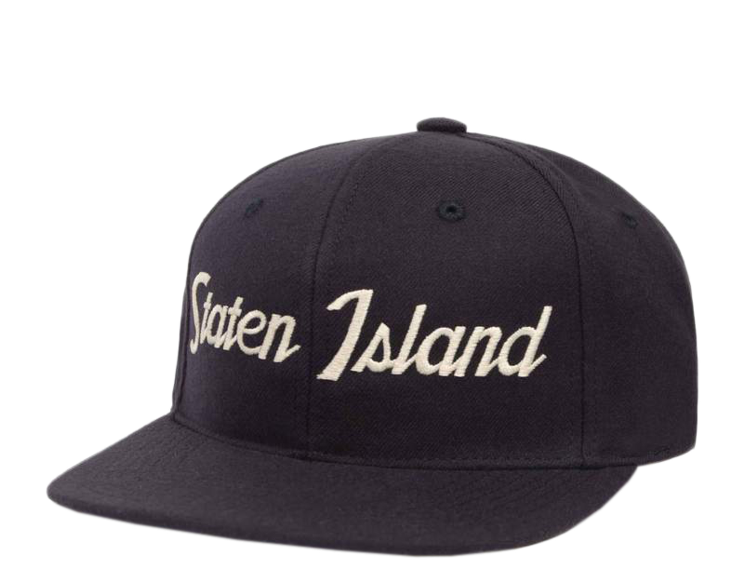 Hood Hat LLC Hood Staten Island Adjustable Wool Navy/Ivory Hat 100-MWL002-NY028-NY