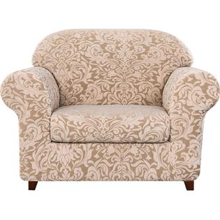 Subrtex 2 Piece Jacquard Damask Sofa Slipcovers Armchair Subrtex 2 Piece Jacquard Damask Sofa Slipcovers Armchair
