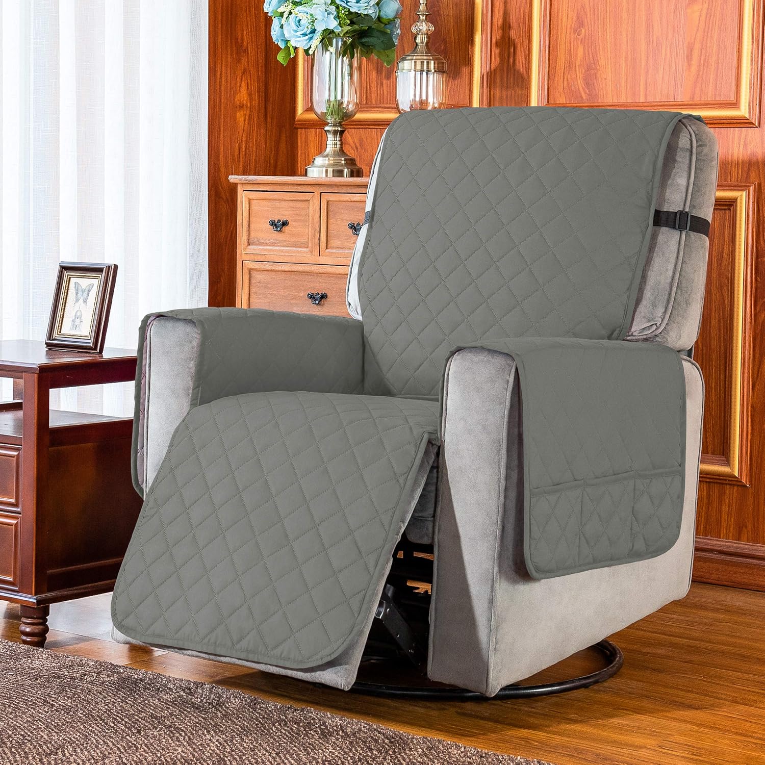 Subrtex subrtex Recliner Chair Cover Fitted Large Sofa Slip Cover Seat