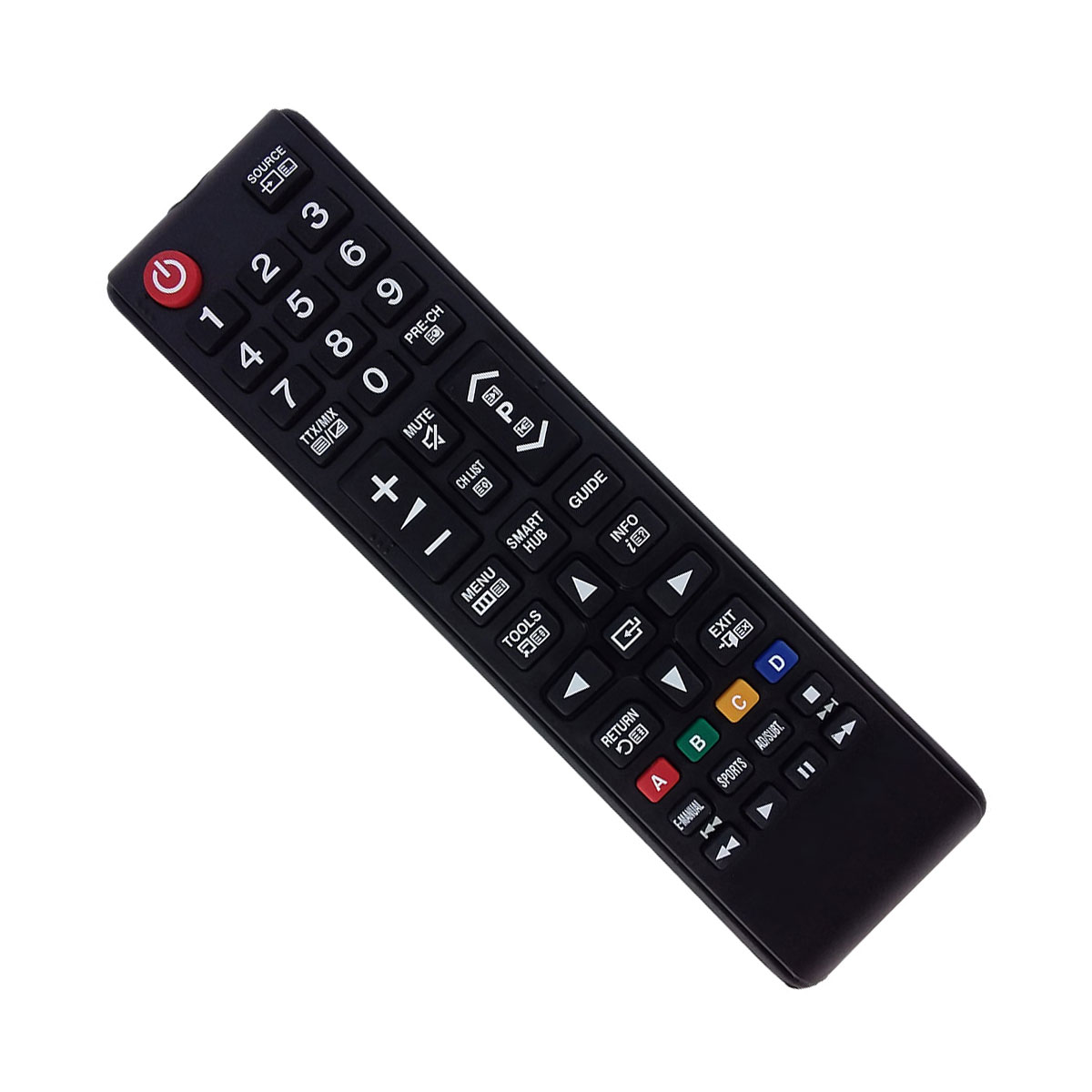 AuraBeam Replacement TV Remote Control for Samsung LH46MRTLBNZA Television