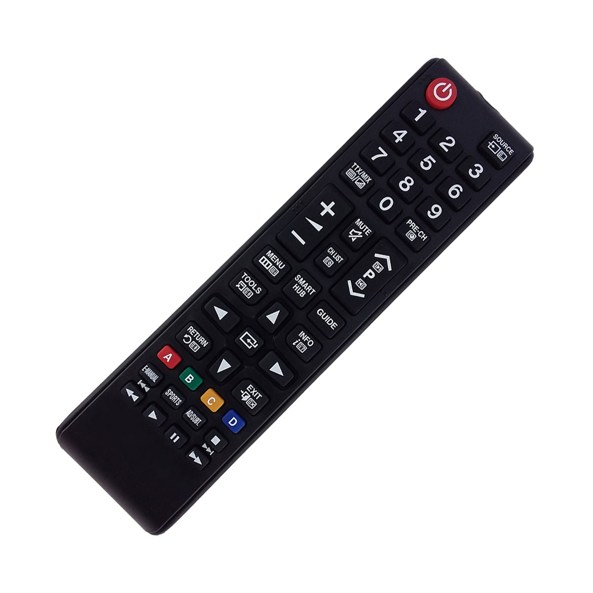AuraBeam Replacement TV Remote Control for Samsung LH46MRPLBF/EN Television
