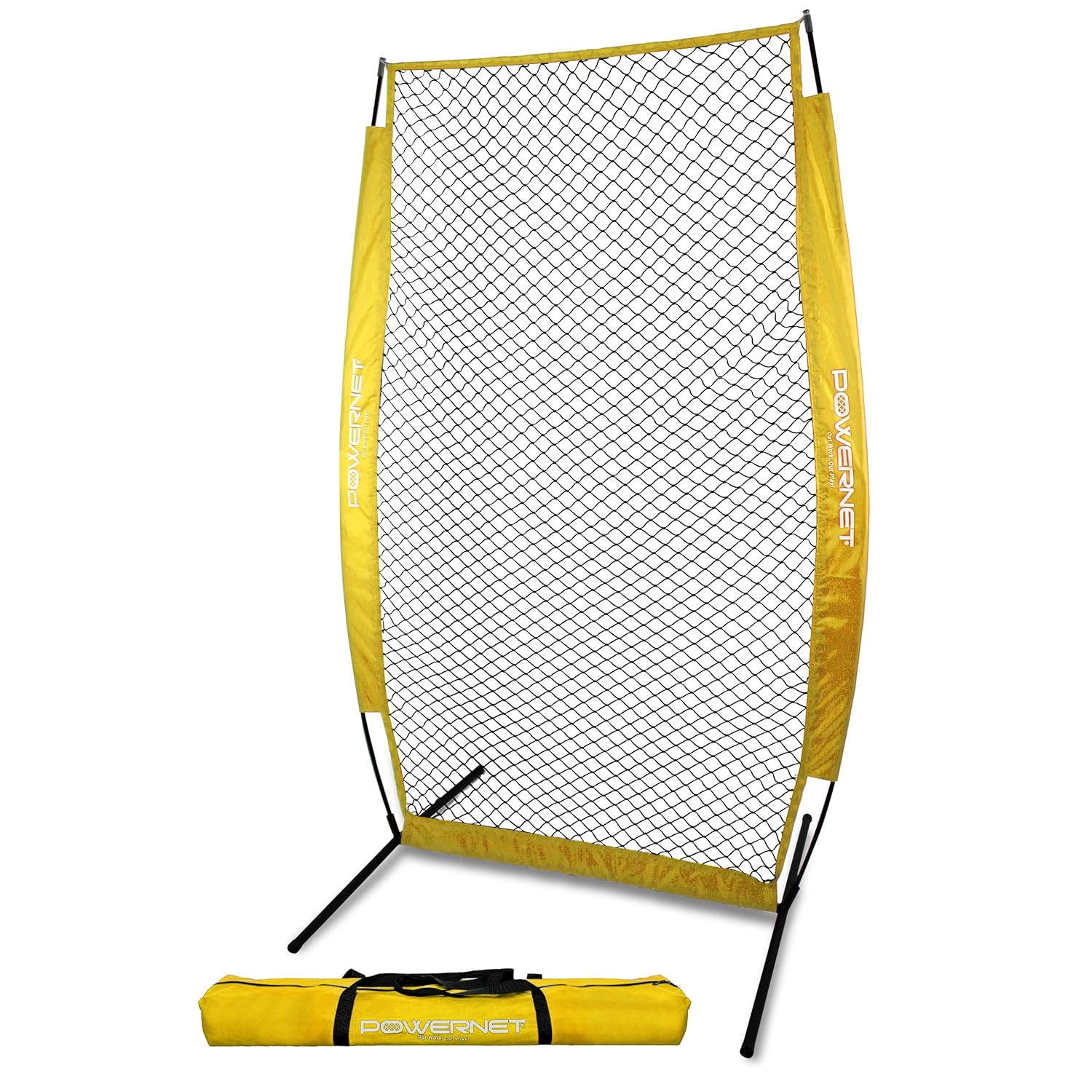 PowerNet I-Screen Pitching Net with Frame and Carry Bag (1003F)