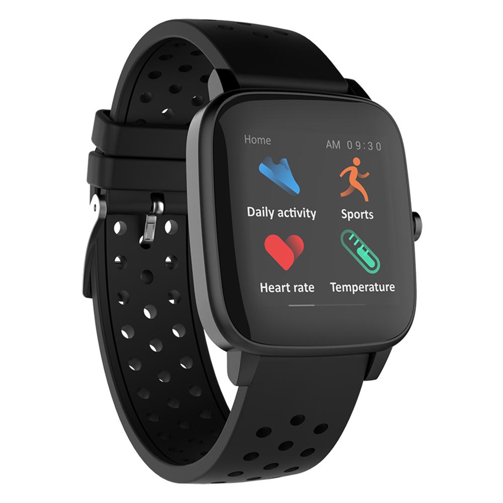 Supersonic Smart Watch with Dynamic Heart Rate, Temperature, Blood Oxygen, and Blood Pressure Monitor