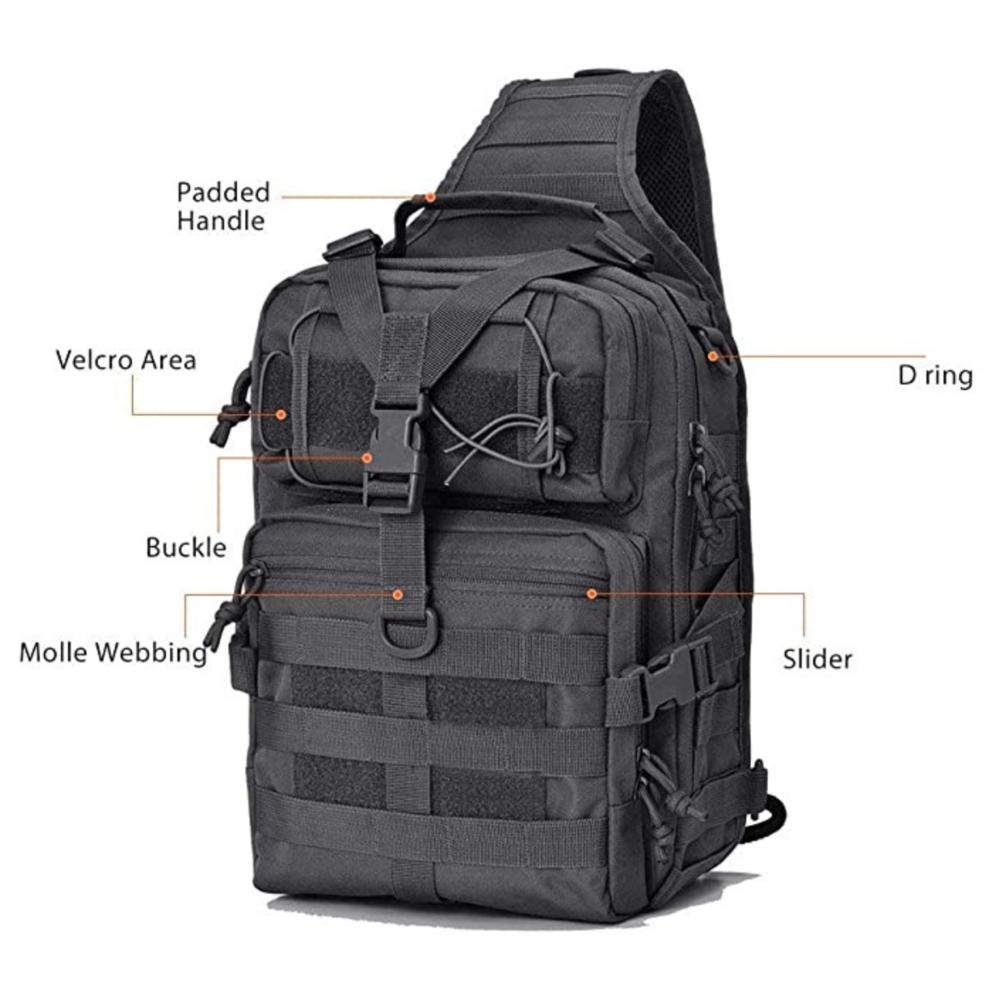 JupiterGear Tactical Military Medium Sling Range Bag