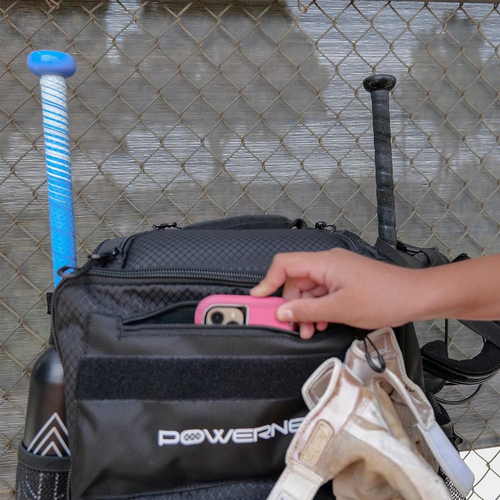 PowerNet Odyssey Rolling Gear Bag w Hidden Backpack Straps