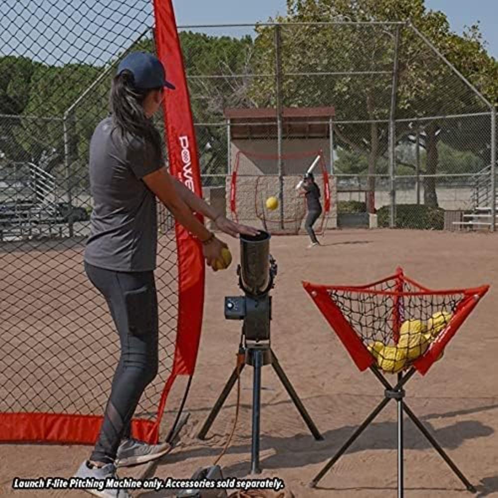 PowerNet Launch F-Lite Baseball and Softball Pitching Machine
