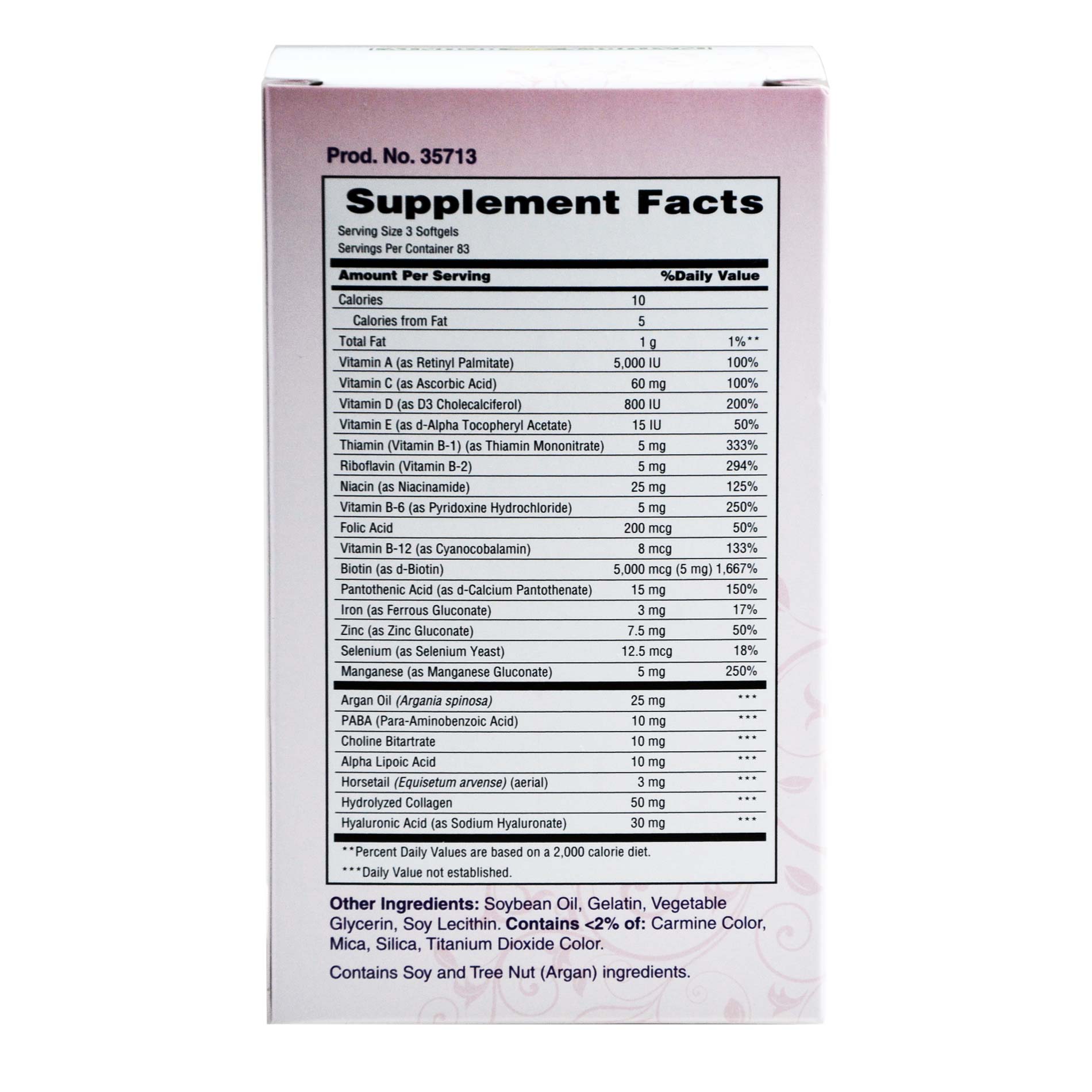 Nature S Bounty Hair Skin And Nails 5000 Mcg Of Biotin Per Serving