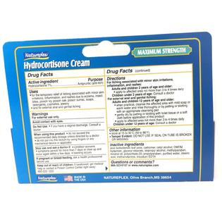 Natureplex Hydrocortisone Cream Fast Itch And Rash Relief 1 Oz