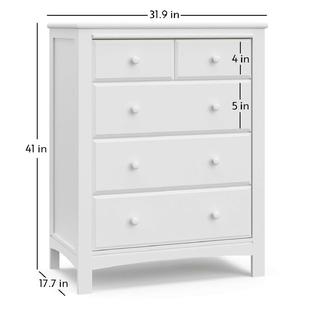 Storkcraft Graco Benton 4 Drawer Dresser Espresso Easy New