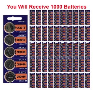 1000x Sony Cr2016 Batteries 3v Lithium Coin Battery Bulk Wholesale Lot Fresh