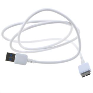 Ablegrid White Usb 3 0 Pc Data Cable Cord For Seagate Goflex Desk
