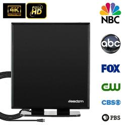 Leadzm Ta 103 200 Miles Standing Amplified Tv Antenna Hd Digital Hdtv 1080p 4k 3d Vhf Uhf