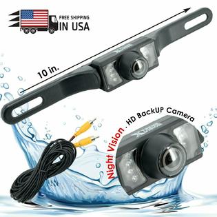 Xtremevision Xv95bk Waterproof Hd Wide Angle License Plate