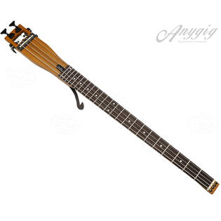 Cb797822227806 Anygig Agb Full Size Left Hand 4 String Bass Travel Guitar Portable Brown