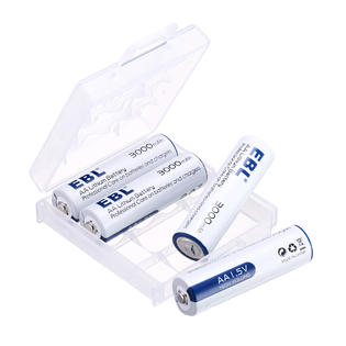 8pcs 3000mah Aa Lithium 1 5v Ebl Ultimate Lfb Aa Batteries 2 Case Box Exp 2028