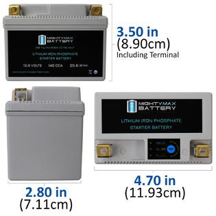 Mighty Max Battery Ytz7s Bslifepo4295 Mighty Max Ytz7s Lithium Battery Replacement For Utz7s Mbtz7s