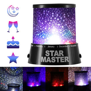 Eeekit Romantic Starry Night Led Sky Projector Lamp Star Light Cosmos Master Decor Gift