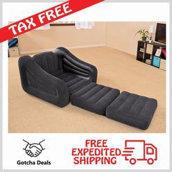 Sofas Loveseats With Free Shipping Sears Intex Convertible Sleeper Sofa Pull Out Chair Single Dorm Guest Bed Rv Camping Lounger