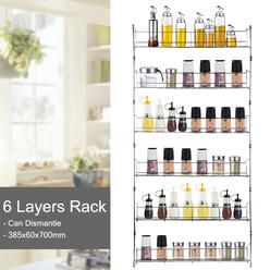 Pantry Door Mounted Spice Racks