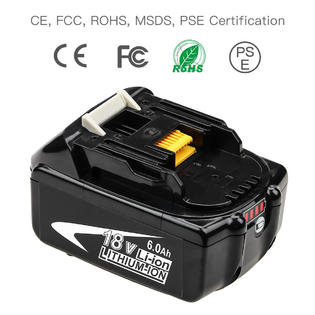 For Makita 18v Lithium Ion Battery Bl1860b Bl1850b Bl1830b 18volt Lxt 6 0ah Led