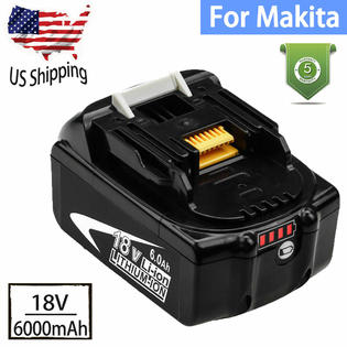 For Makita 18v Lithium Ion Battery Bl1860b Bl1850b Bl1830b 18volt Lxt 6 0ah Led
