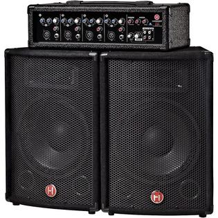 Harbinger M60 60 Watt 4 Channel Compact Portable Pa With 10 In