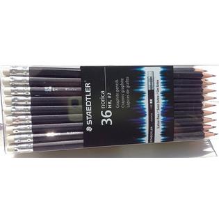 Staedtler Norica Pencils 36 Count Hb 2 Graphite Lead Brand New Latex Free