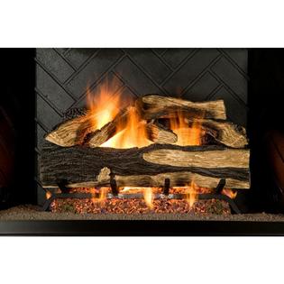 Emberglow Fireplace Logs 18in Vented Natural Gas Seasoned Hickory