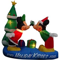 Disney Disney 5.51 Ft. W Pre-lit LED Inflatable Mickey And Minnie With Mistletoe